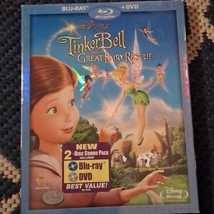 Walt Disney TINKERBELL AND THE GREAT FAIRY RACE on BLU-RAY + DVD